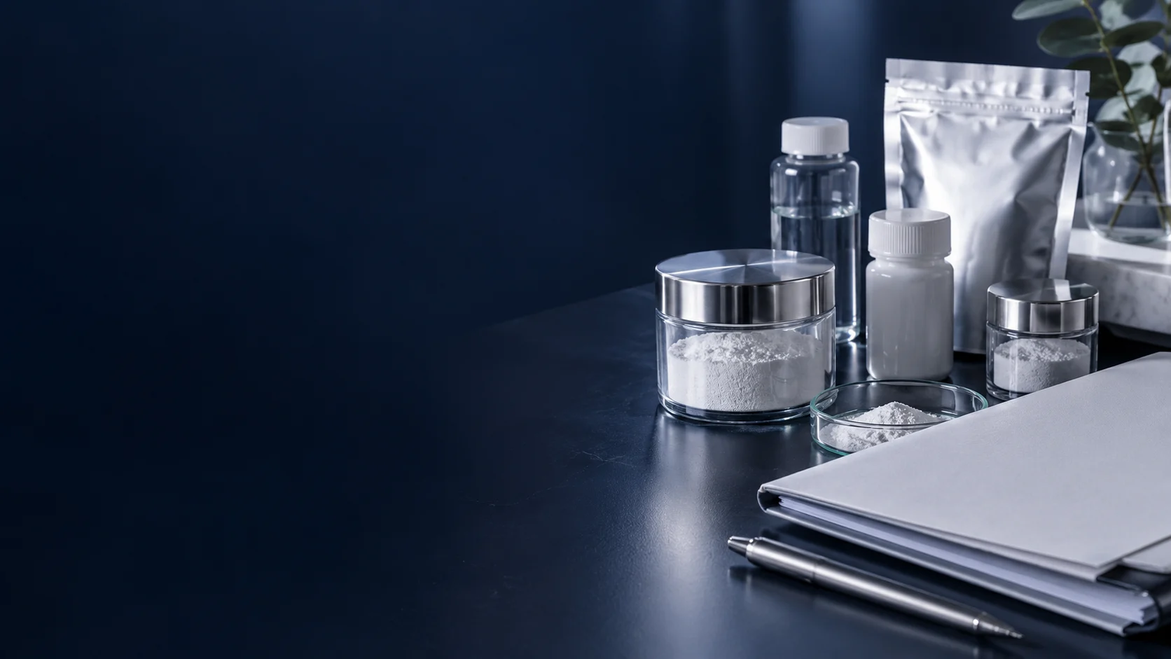 Cosmetic ingredient projects — independently generated photo-style concept