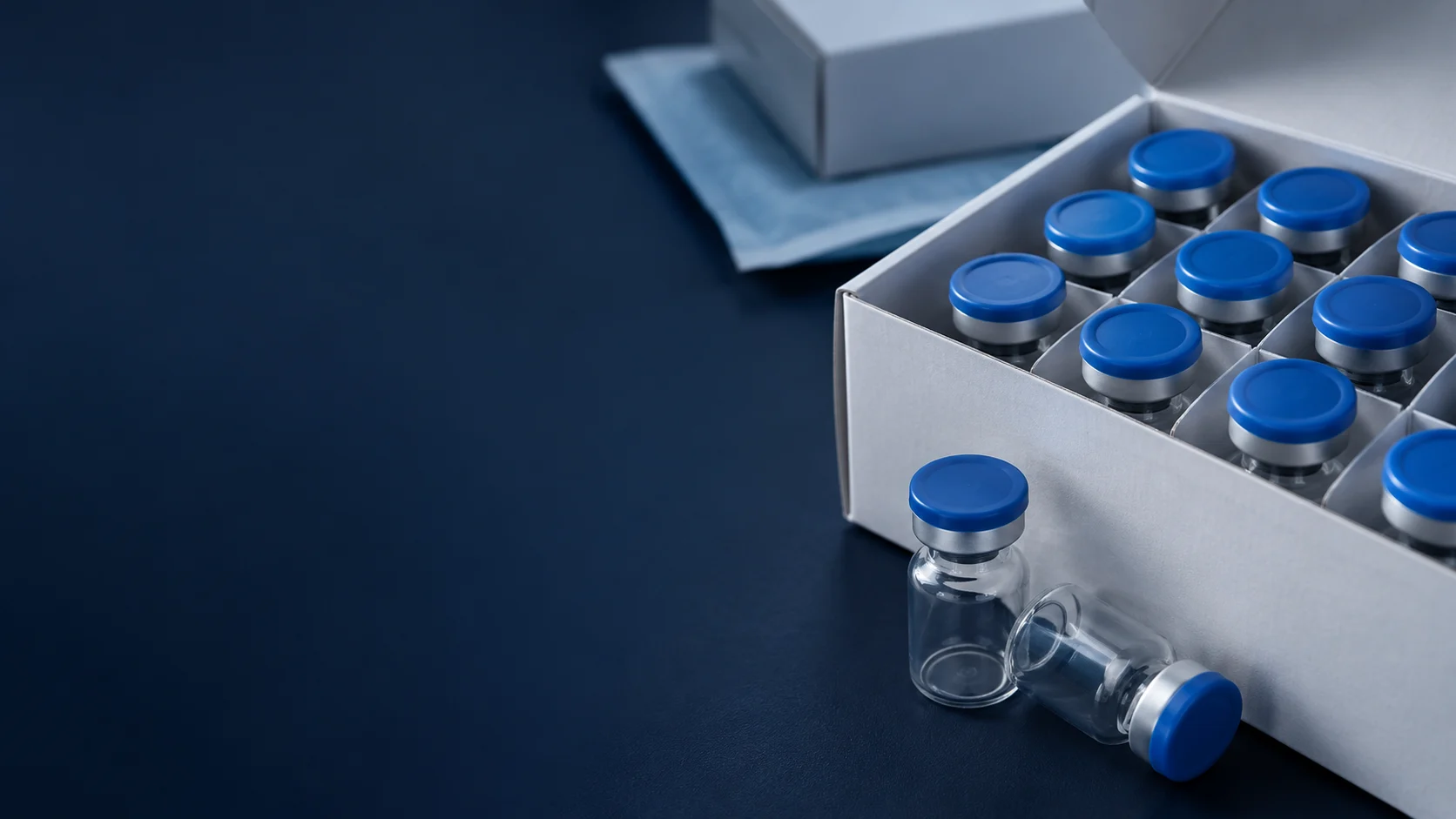 Confirm vial presentation — independently generated photo-style concept