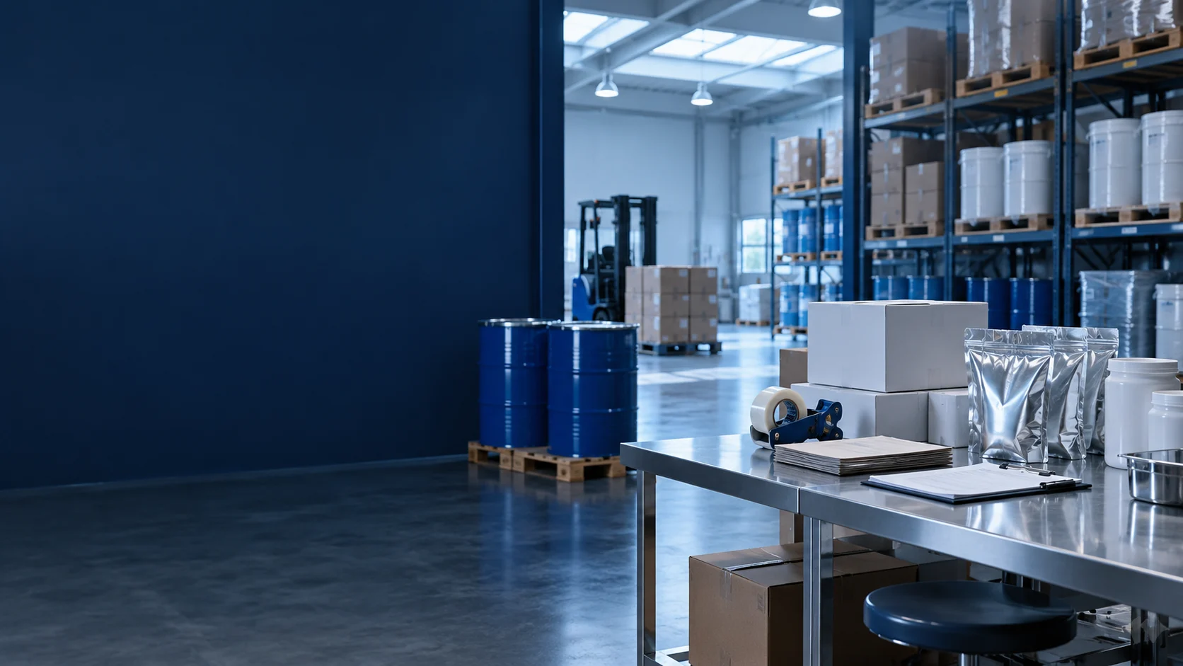 Warehouse identification — independently generated photo-style concept