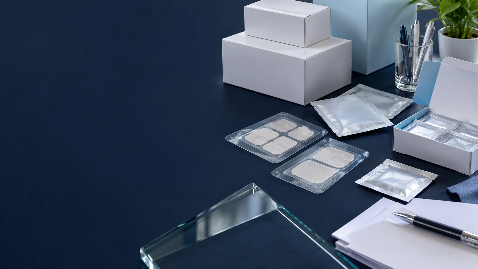 Review prototype packaging — independently generated photo-style concept