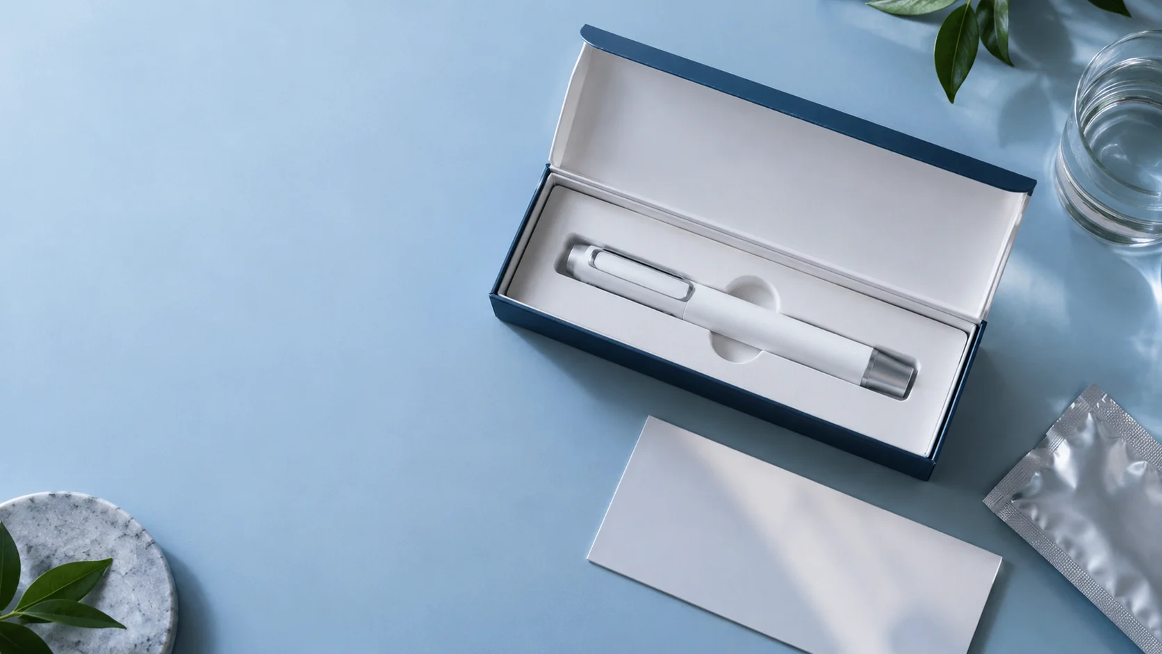 Pen-format packaging — independently generated photo-style concept