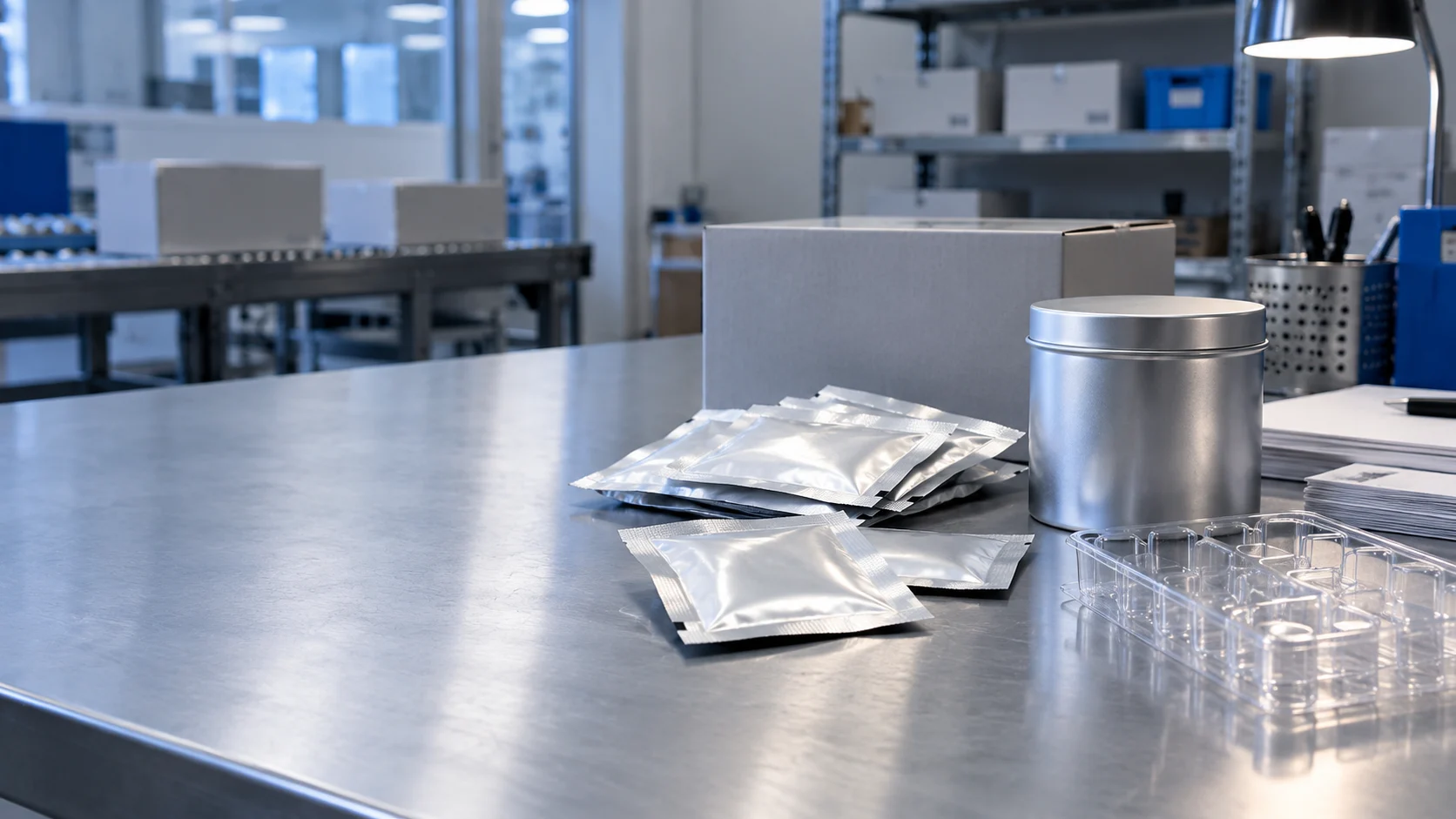 Packaging prototypes — independently generated photo-style concept
