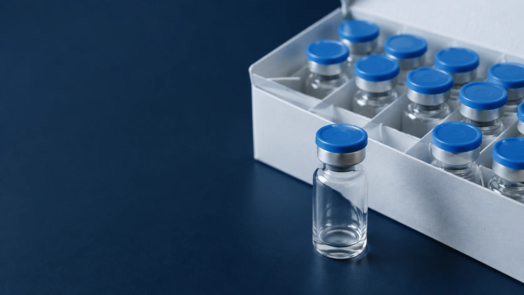 Coordinate vial presentation — independently generated photo-style concept