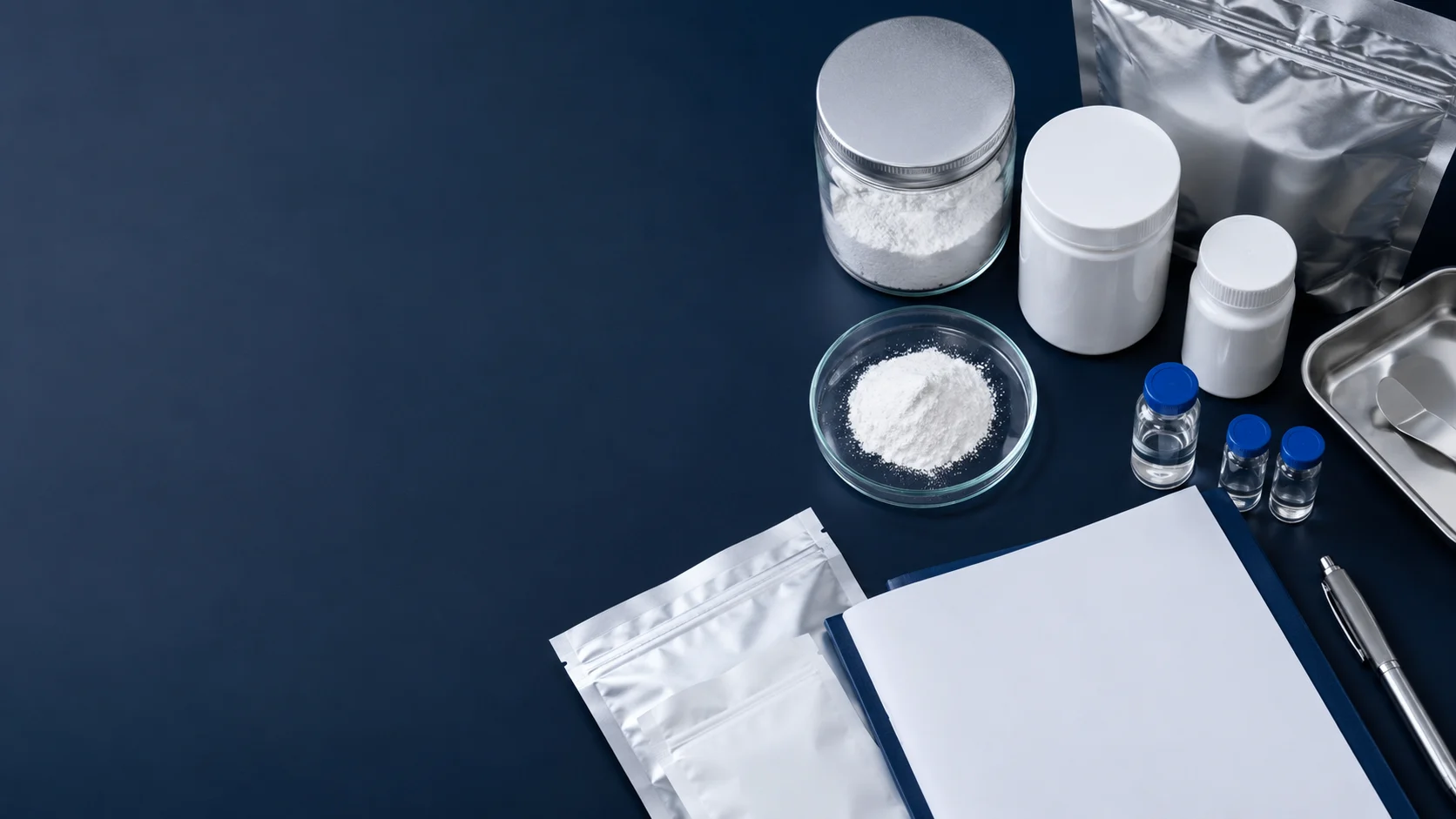 Peptide process development — independently generated photo-style concept