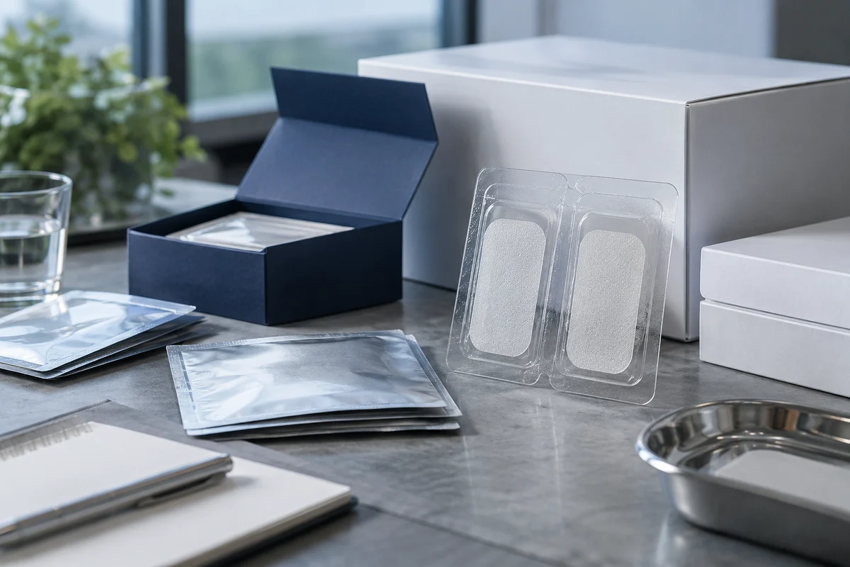Alternative microneedle packaging concept — generated presentation
