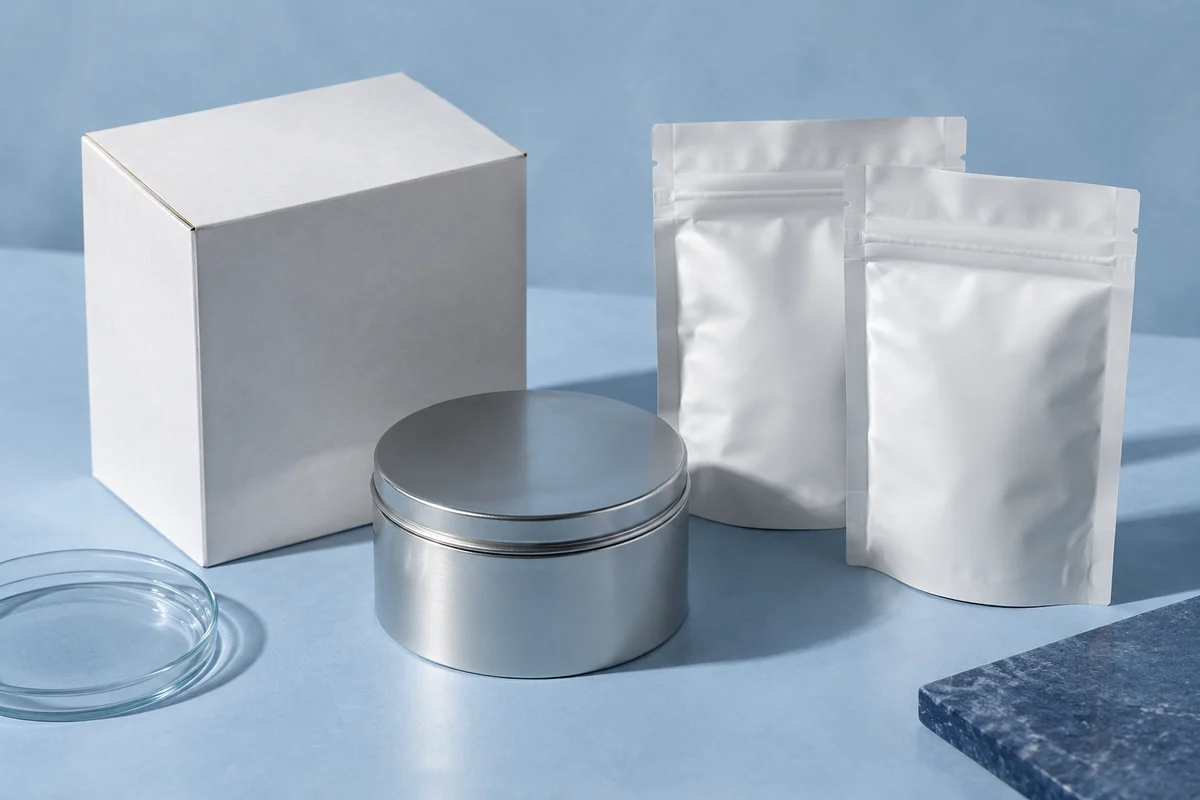 Oral Pouch Canister Packaging — catalog presentation